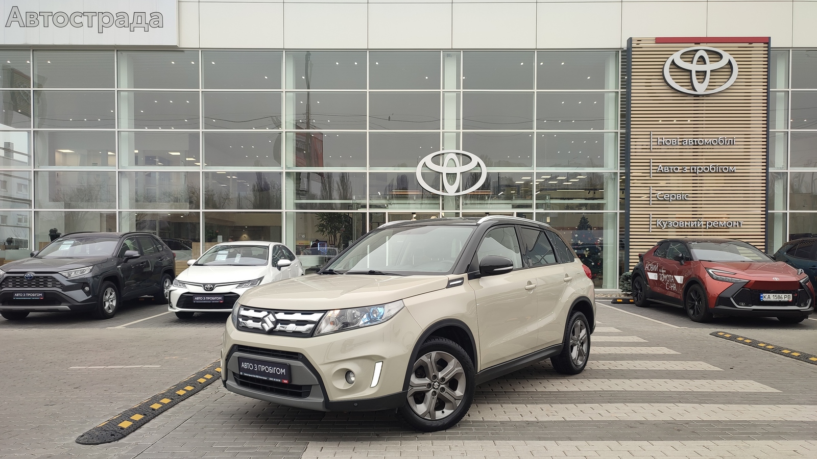 Інші авто SUZUKI Vitara 2018 року, Хетчбек, Тойота Центр Київ "ВіДі Автострада", м.Київ | Фото № 1 Інші авто SUZUKI Vitara 2018 року з пробігом 79372 км, Хетчбек, Тойота Центр Київ "ВіДі Автострада", м.Київ - 774000 ГРН | Фото № 1