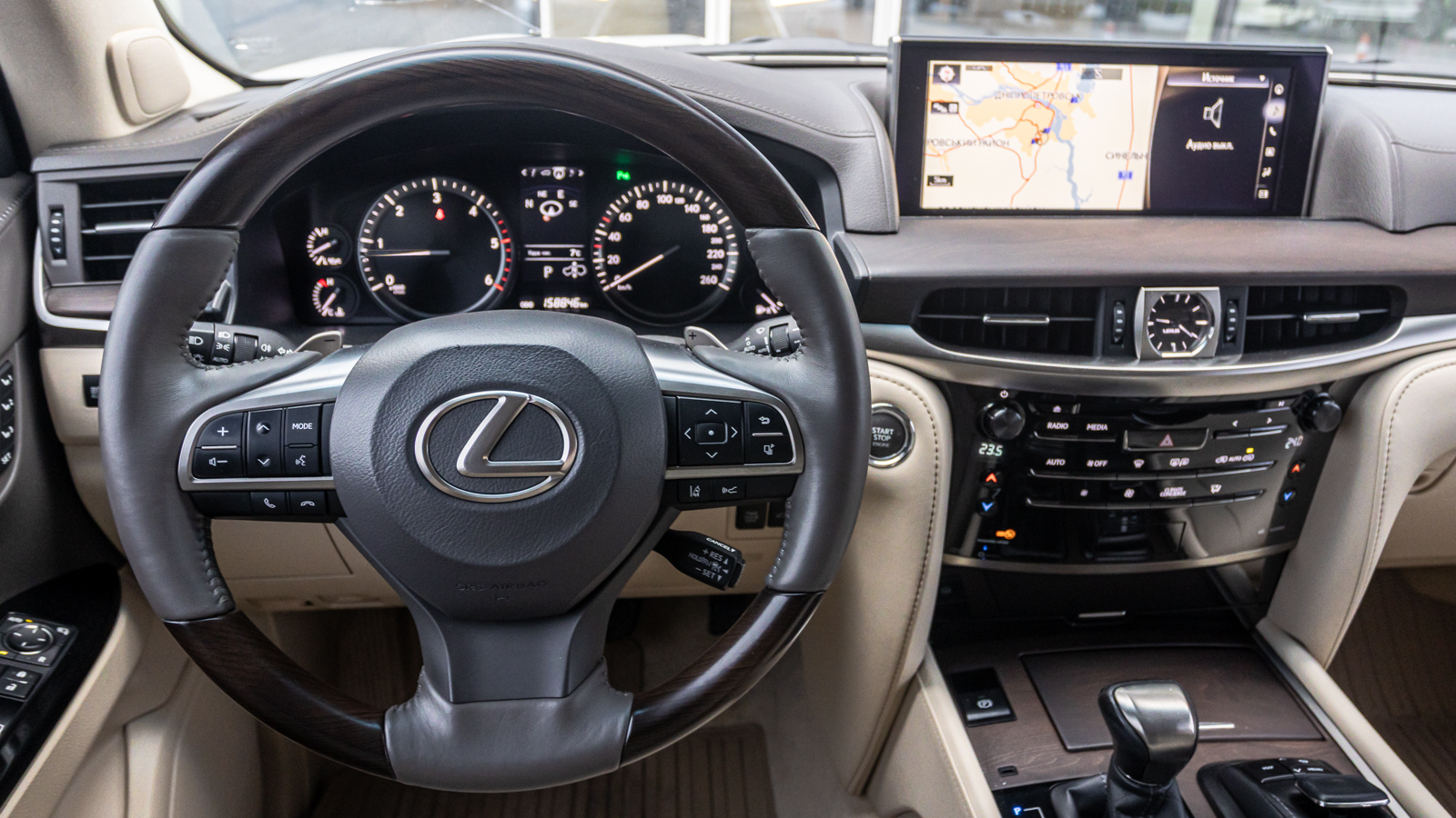 Lexus LX 2016 року, Універсал, Тойота Центр Дніпро "Алмаз Мотор" на Запорізькому шосе, м.Дніпро | Фото № 9 Lexus LX 2016 року з пробігом 158506 км, Універсал, Тойота Центр Дніпро "Алмаз Мотор" на Запорізькому шосе, м.Дніпро - 2475000 ГРН | Фото № 9