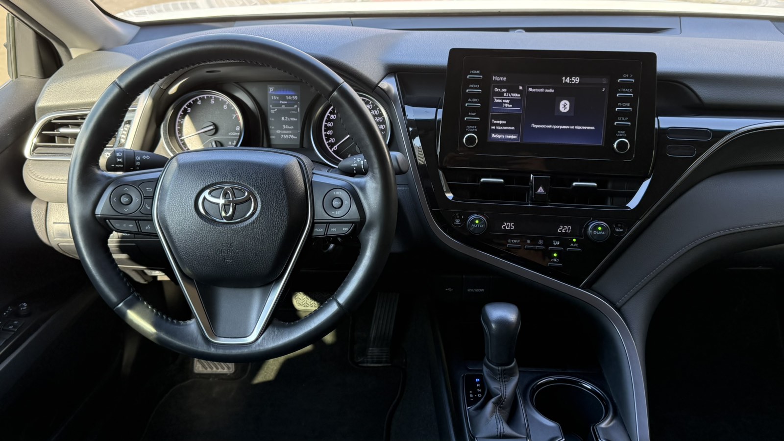 Toyota CAMRY 2021 року з пробігом 75496 км, Седан, Тойота Центр Київ "Автосаміт Укравто", м.Київ - 1281500 ГРН | Фото № 9