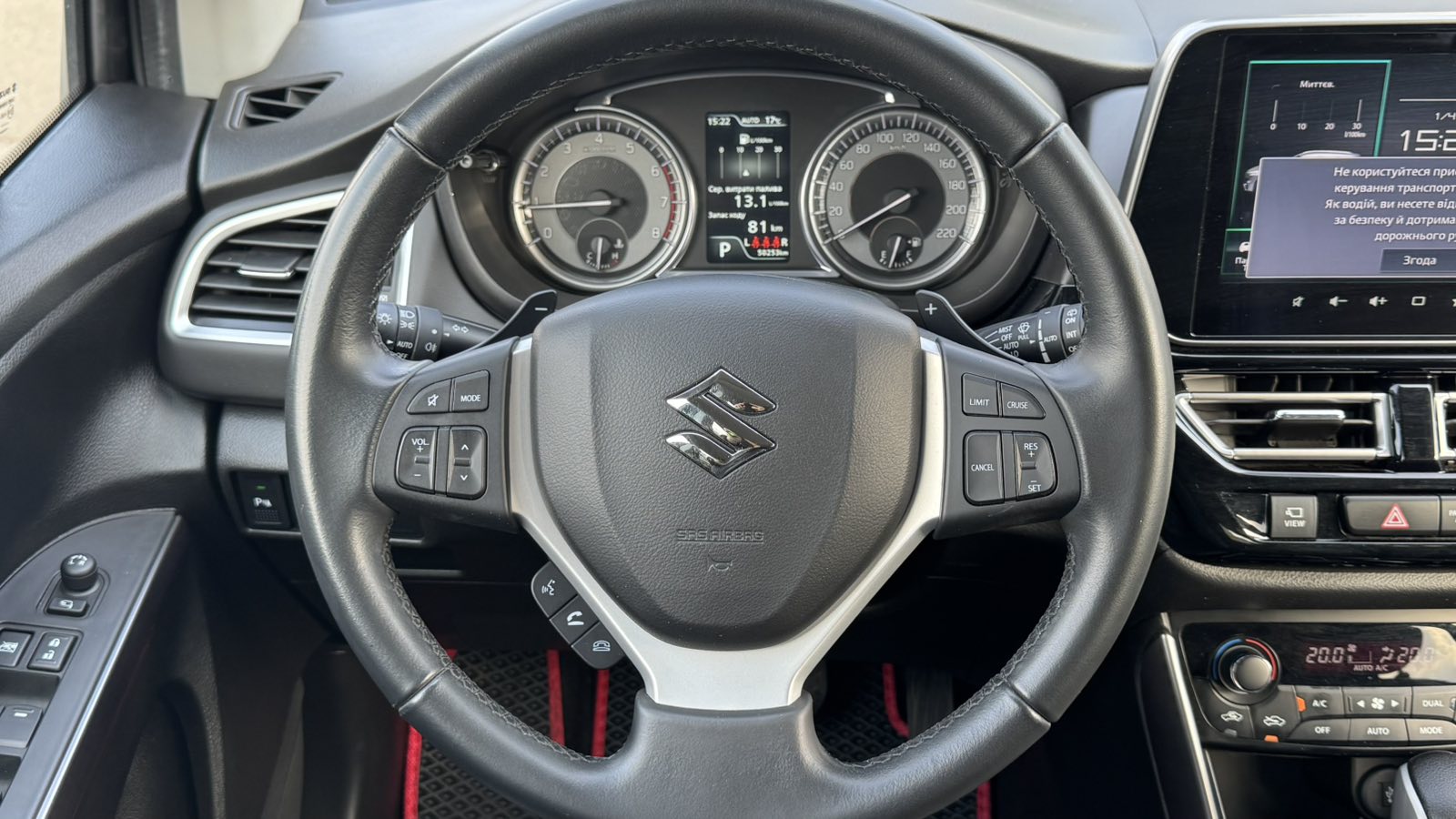 Інші авто SUZUKI SX4 S-CROSS 2023 року з пробігом 49472 км, Хетчбек, Тойота Центр Київ "Автосаміт Укравто", м.Київ - 1197000 ГРН | Фото № 13