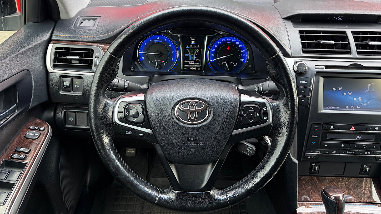 Toyota CAMRY 2017 року з пробігом 95051 км, Седан, Тойота Центр Запоріжжя "Восток Автомир", м.Запоріжжя - 749700 ГРН | Фото № 13