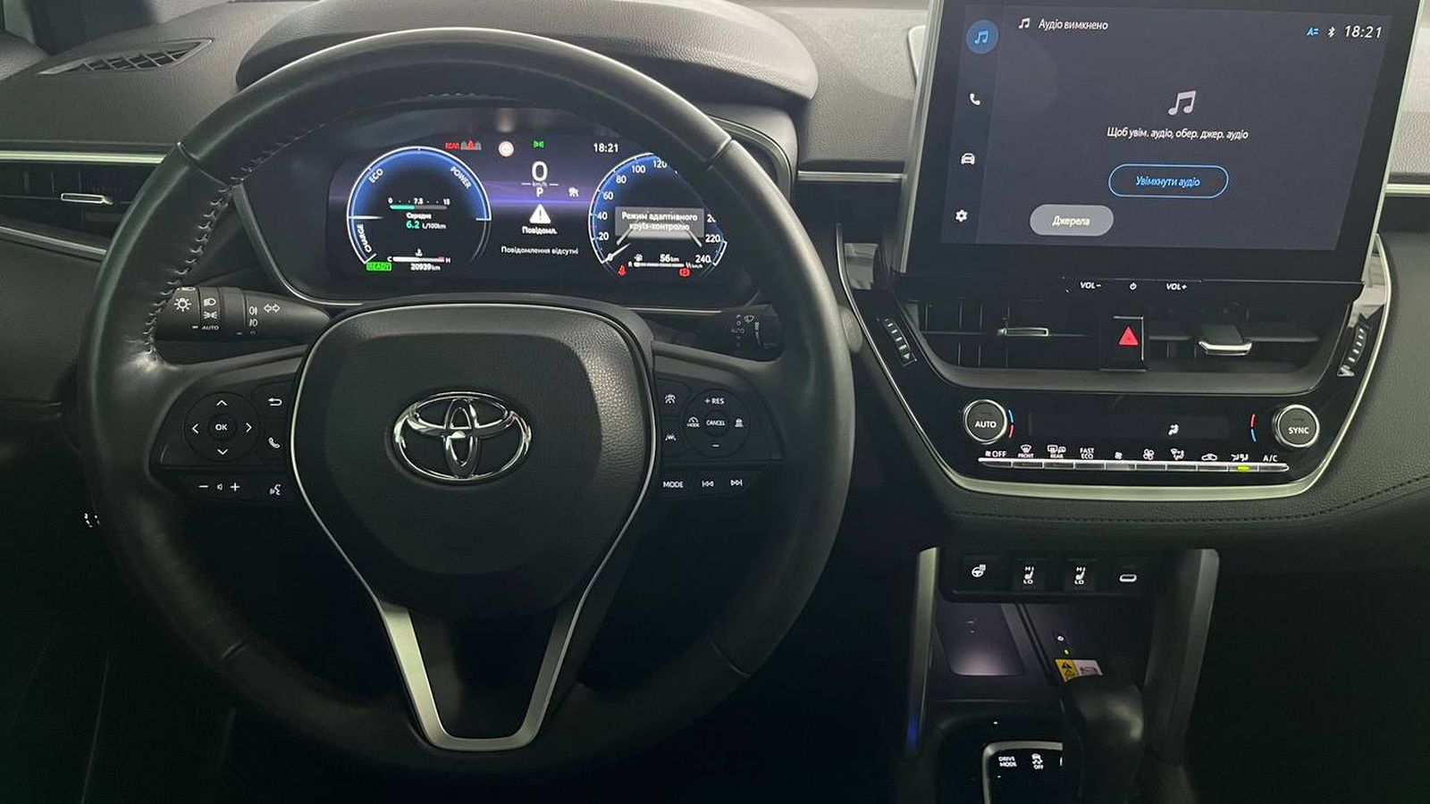 Toyota COROLLA CROSS 2024 року, Універсал, Тойота Центр Хмельницький "Гранд Мотор", м.Хмельницький | Фото № 9 Toyota COROLLA CROSS 2024 року з пробігом 20935 км, Універсал, Тойота Центр Хмельницький "Гранд Мотор", м.Хмельницький - 1562000 ГРН | Фото № 9