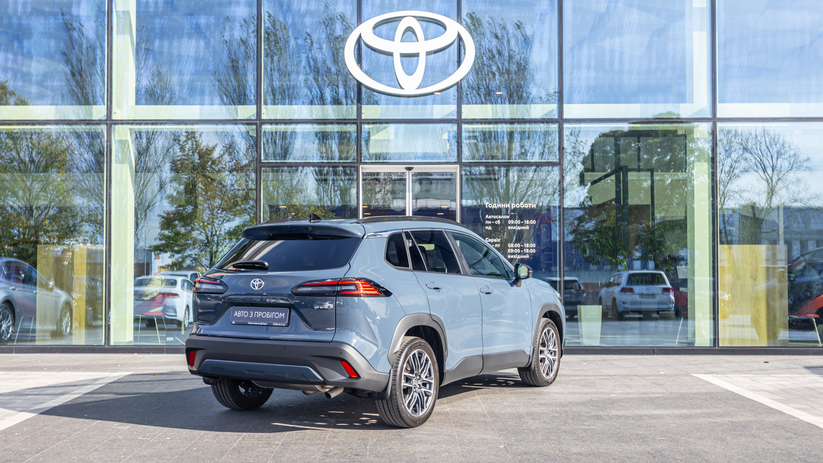 Toyota COROLLA CROSS 2025 року, Універсал, Тойота Центр Дніпро "Алмаз Мотор" на Запорізькому шосе, м.Дніпро | Фото № 20 Toyota COROLLA CROSS 2025 року з пробігом 1489 км, Універсал, Тойота Центр Дніпро "Алмаз Мотор" на Запорізькому шосе, м.Дніпро - 1812380 ГРН | Фото № 20